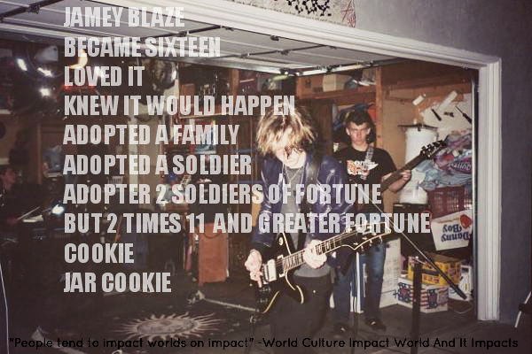 jamey blaze became sixteen