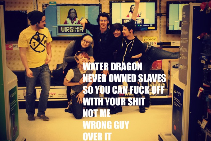water dragon never owned slaves
