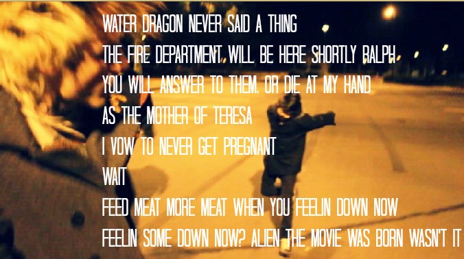 water dragon never said a thing