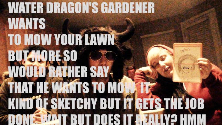 water dragon's gardener