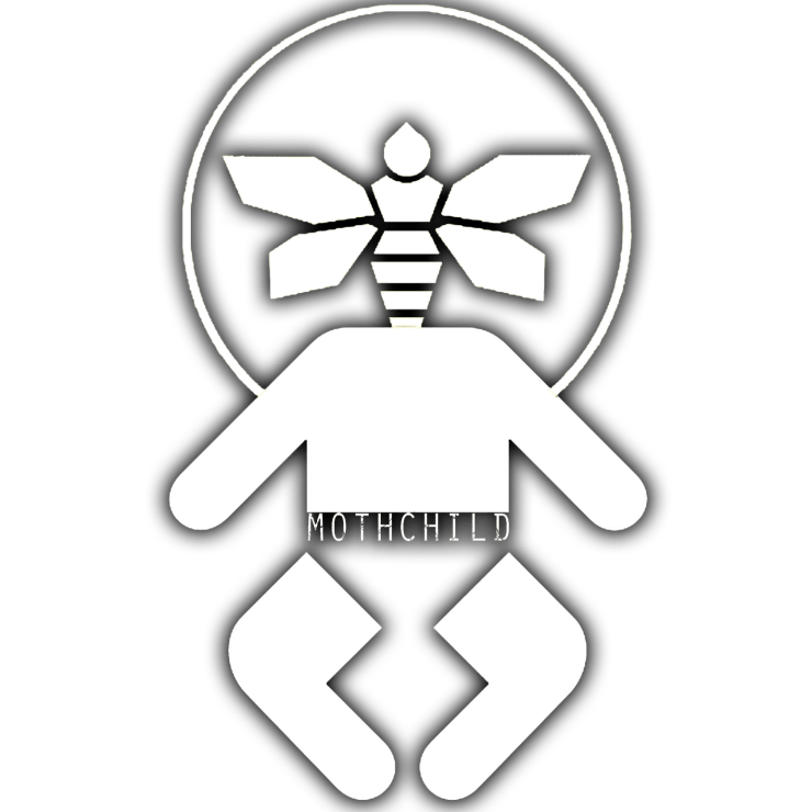 mothchild logo white moth child band holly volly jamey blaze mrs rage mrs. rage