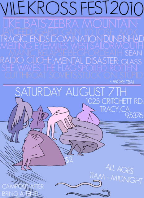 zebra mountain vilekross fest 2010 show tracy ca augusttragic ends band like bats radio cliche mental disaster miles west live she waves the flag rotten