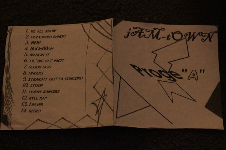 jam town jam-town james jamey blaze made a joke rap album in 2004 featuring his friend kyle and also his sister steph stephh