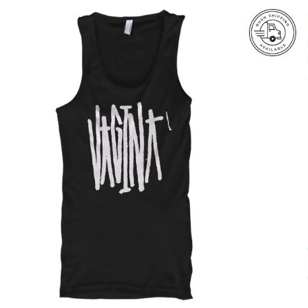 black vagina tank top layout workout lesbian get it vibes dank merch apparel vantana row store