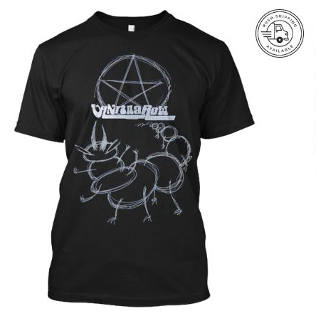 satan ball z series centipede metal silver vantana row scorpion black shirt pentacle heavy metal grindcore merch bug love